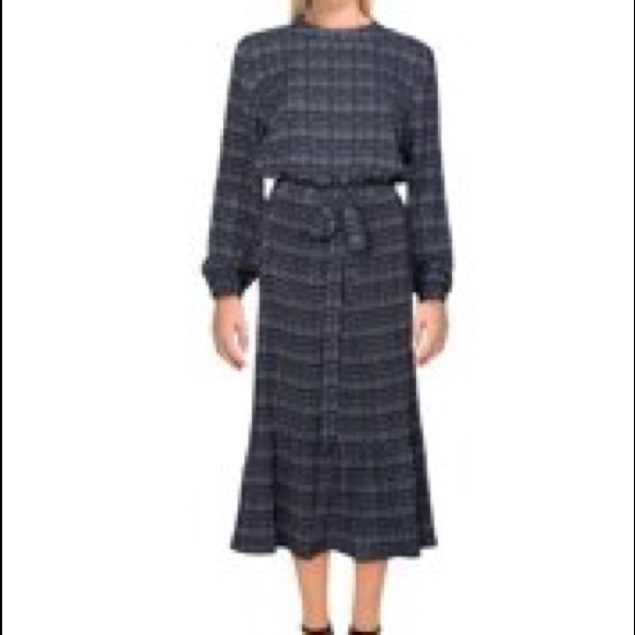NWT Ann Klein women Long Sleeve Dress -Size Medium - Picture 1 of 7